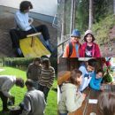 Wandern und Seifenkistenbauen